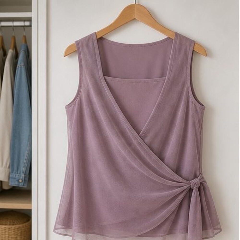 Mauve Tunic Blouse